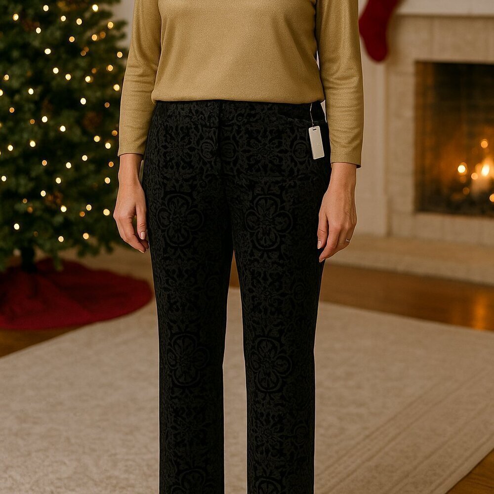NWT Susan Bristol Asian Fusion Charlestown Pants Size 14​​​